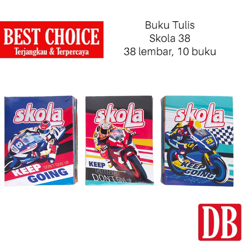

RK Buku Tulis SKOLA 38 lembar by SIDU (10pcs)