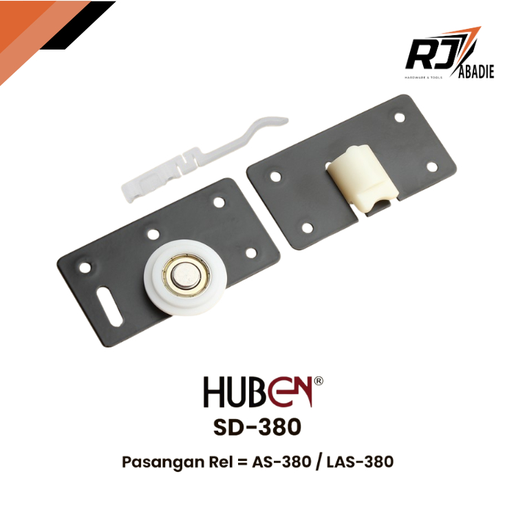 [20SET] Roda Pintu Sliding Geser Rel Lemari HUBEN SD-380