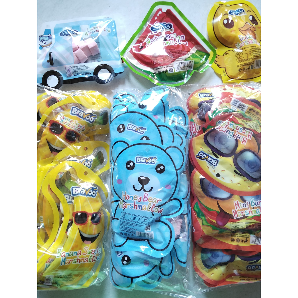 

Paket marshmallow 30 pcs bonus 3 pcs