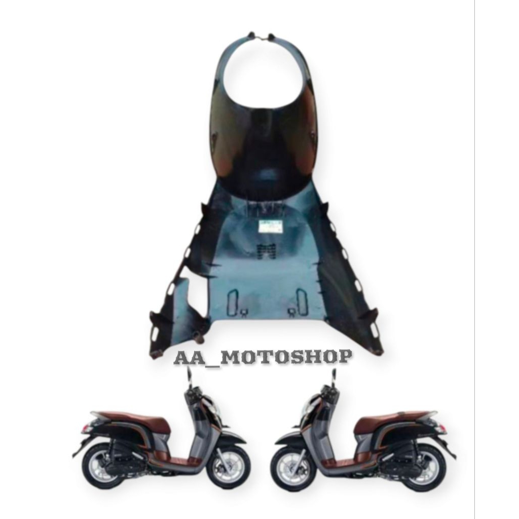 Dek Kolong Kolong / Bawah Motor Honda Scoopy Fi Tahun 2017-2018-2019 MURAH / Under Cover