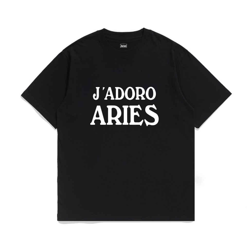 Aries Arise Tshirt J'Adoro Aries Black Premium