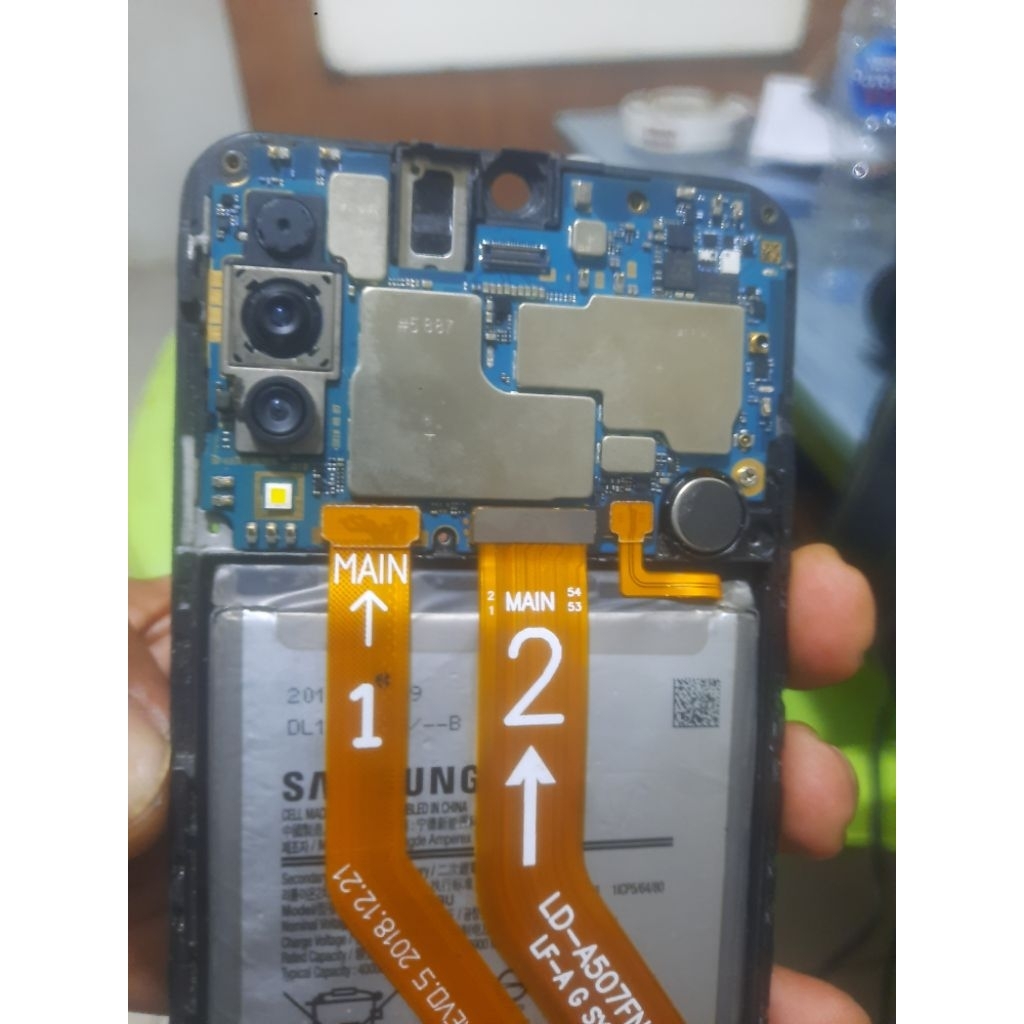 Mesin Samsung a50s Kamera Depen Belakang Baterai Socket