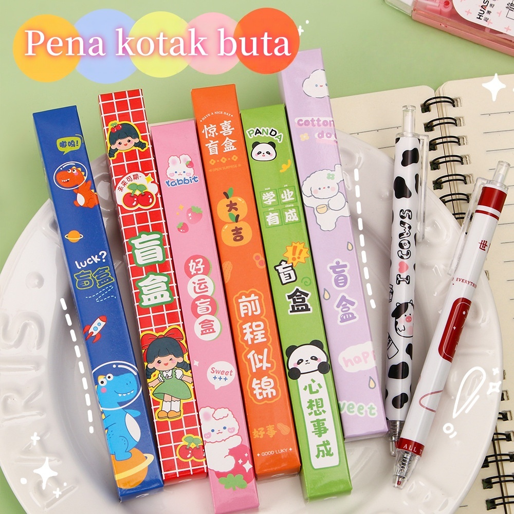 

Pensil Kartun dalam Kotak Misteri untuk Anak-Anak Pensil Tekan Alat Tulis Sekolah Kemasan 5 Buah