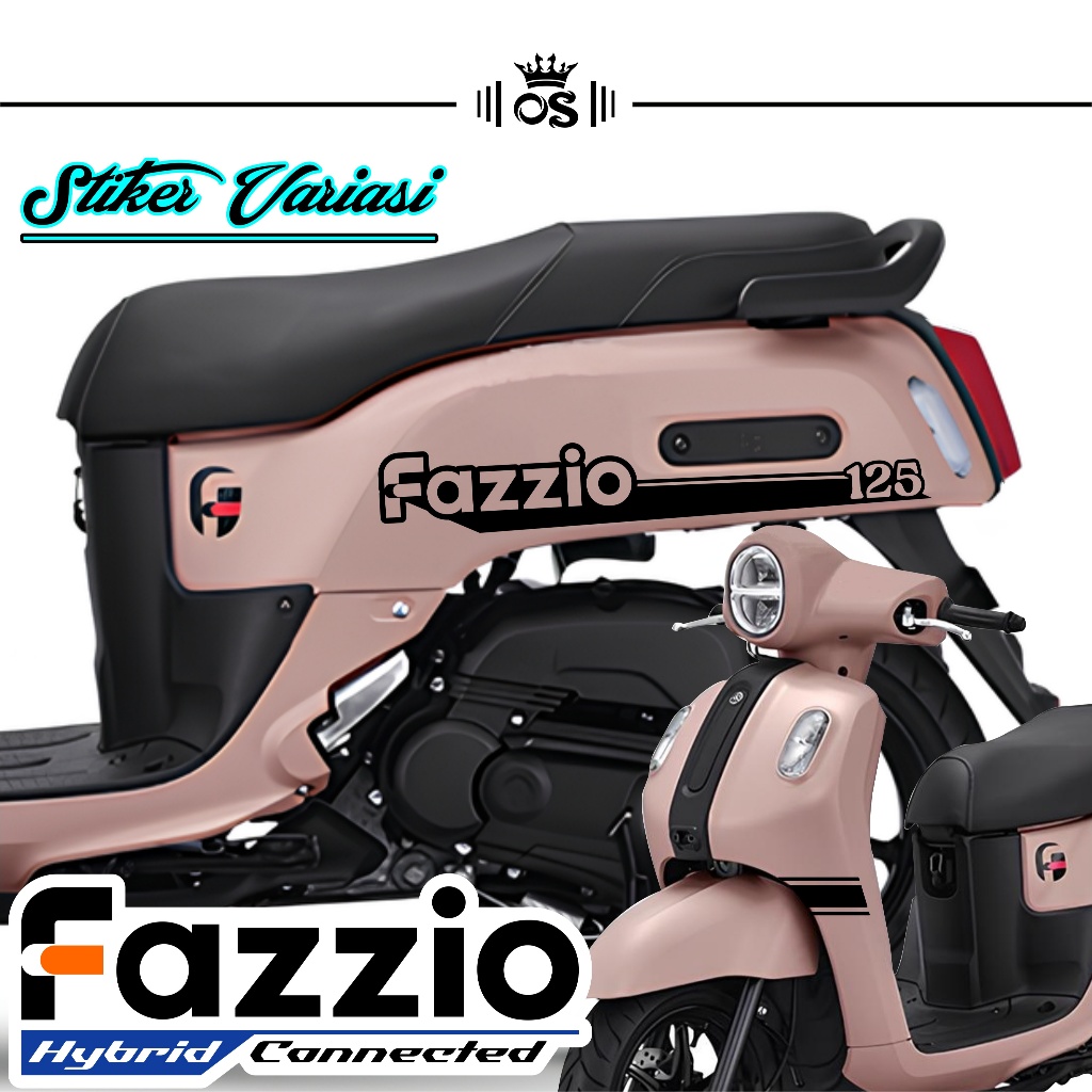 STRIPING FAZZIO / MTF 95 / STIKER CUTTING FAZZIO / STICKER YAMAHA FAZZIO / STIKER FAZZIO / TERBARU