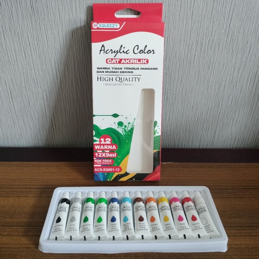 

Cat Acrylic Squeezy 9 ml (tanpa kuas)