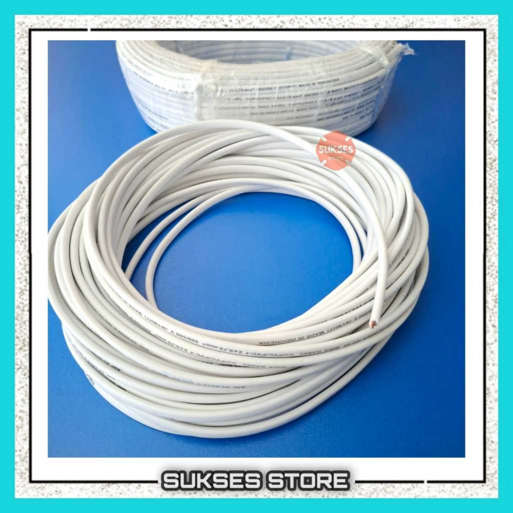 Kabel Listrik Serabut / Kabel Oval Gepeng NYMHY 2 x 0,75mm