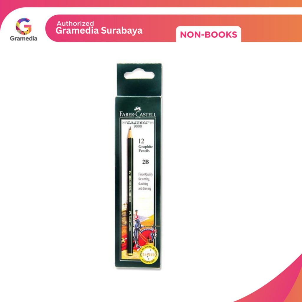 

Gramedia Surabaya NB - faber pencil 9000 2b/12pcs