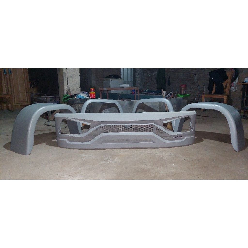 Variasi Bodikit Bemper Depan L300  Bemper Poxy Model Jb3