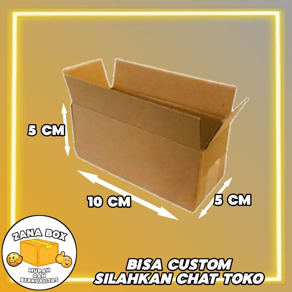 

kardus packing ukuran 10x5x5