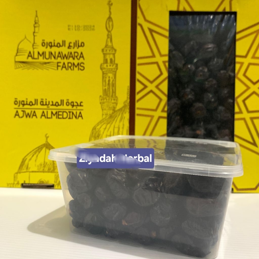 

PROMO Kurma Ajwa Al Medina Al Munawara Farms 1KG | Ajwa Aliyah Castle Farm Premium