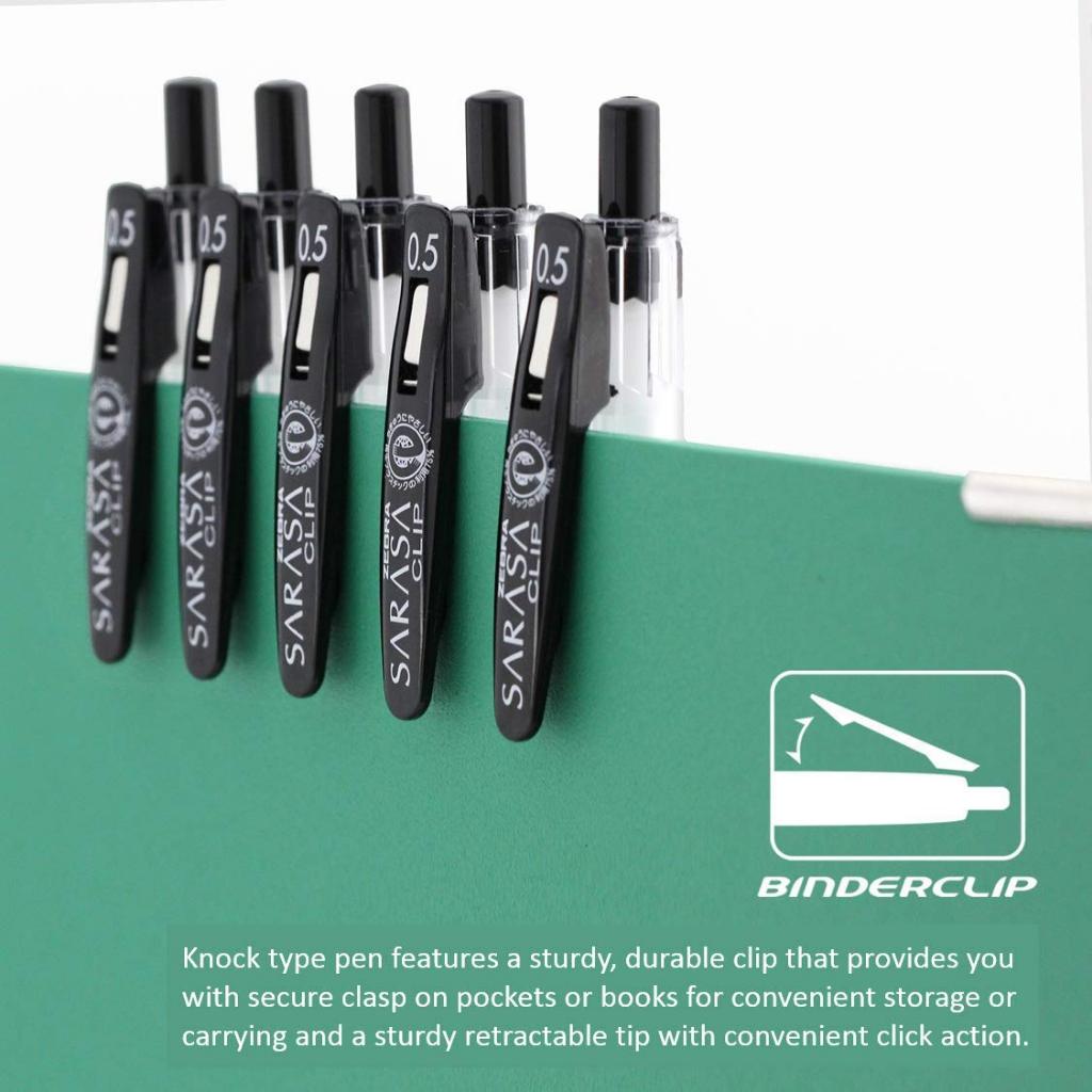 

Gramedia Tunjungan : ZEBRA SARASA CLIP 05 BLACK SET 6 PCS