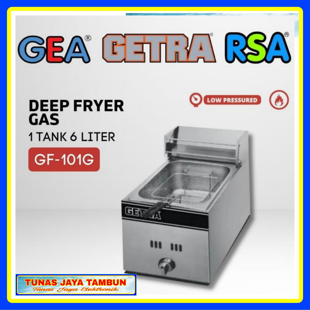 GETRA GF 101 G FRYER / GETRA DEEP FRYER GAS GF 101 G / GETRA GAS DEEP FRYER GF 101 G / GETRA GF-101G