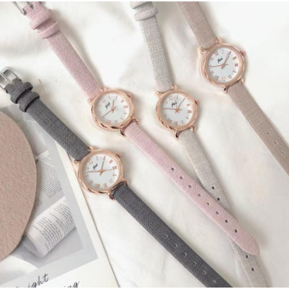 Jam Tangan Wanita Jhui Kecil Analog Romawi Fashion Wanita