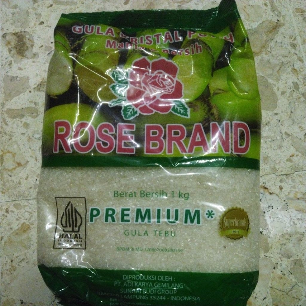 

gula putih rose brand hijau