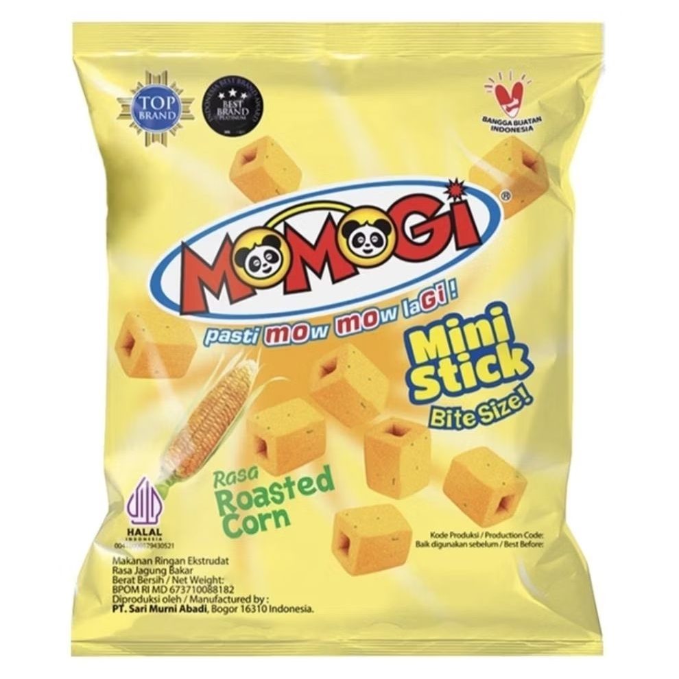 

Momogi Mini Stik Roasted Corn Snack Makanan Ringan 70 g