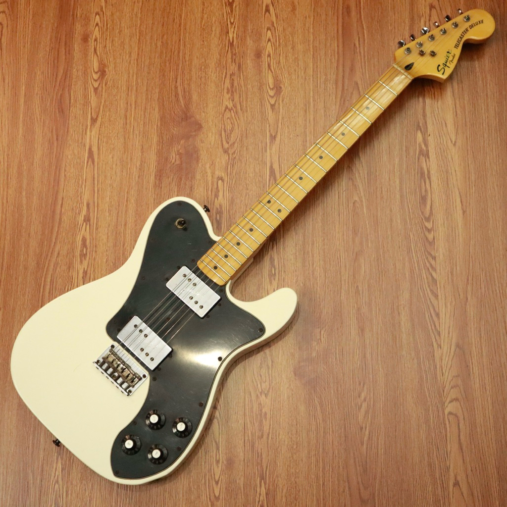 Squier Vintage Modified Telecaster Deluxe White Olympic White Tahun 2012 Made in Indonesia