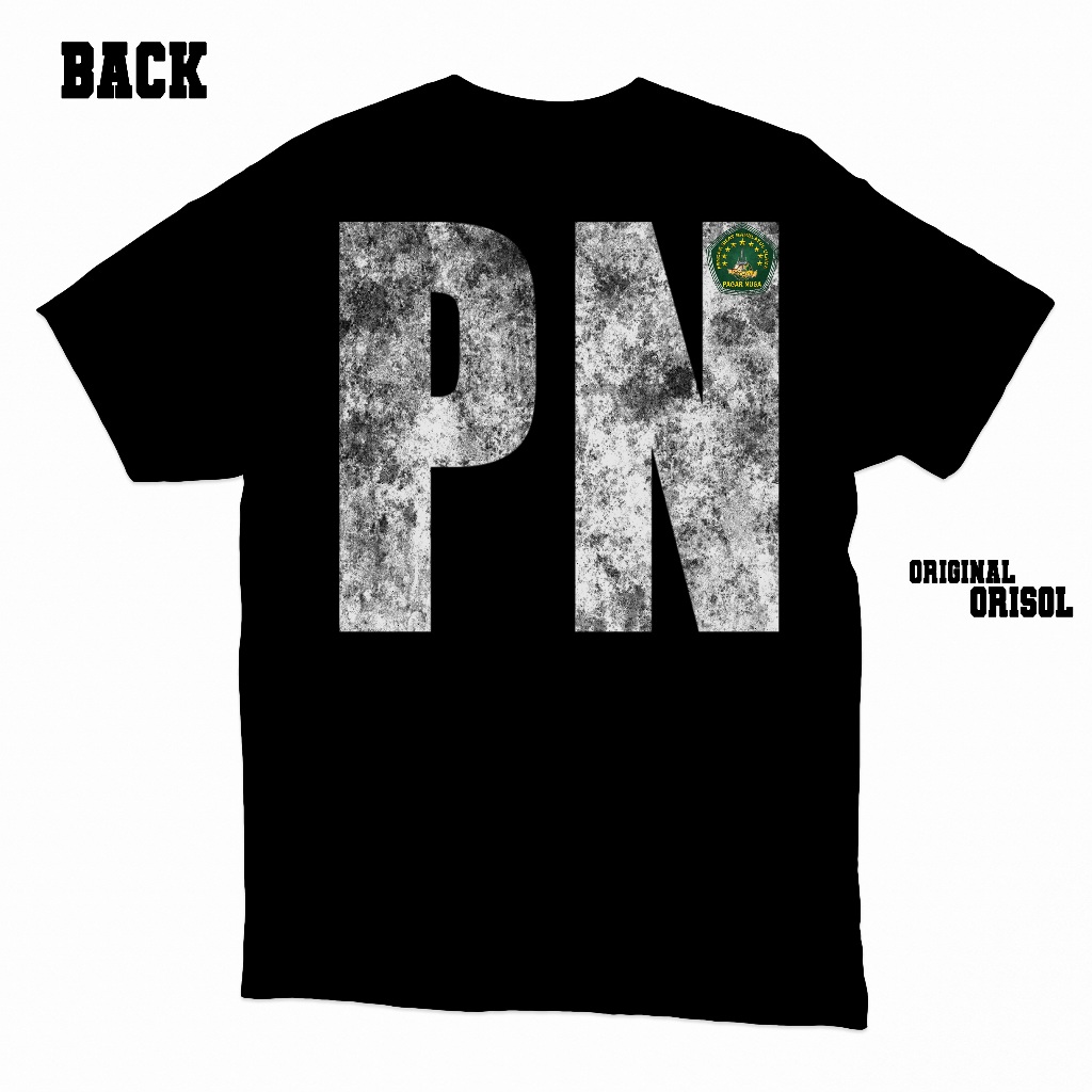 Kaos Pagar Nusa 1986 T-shirt Pagar Nusa NU PSNU Ligas Hitam