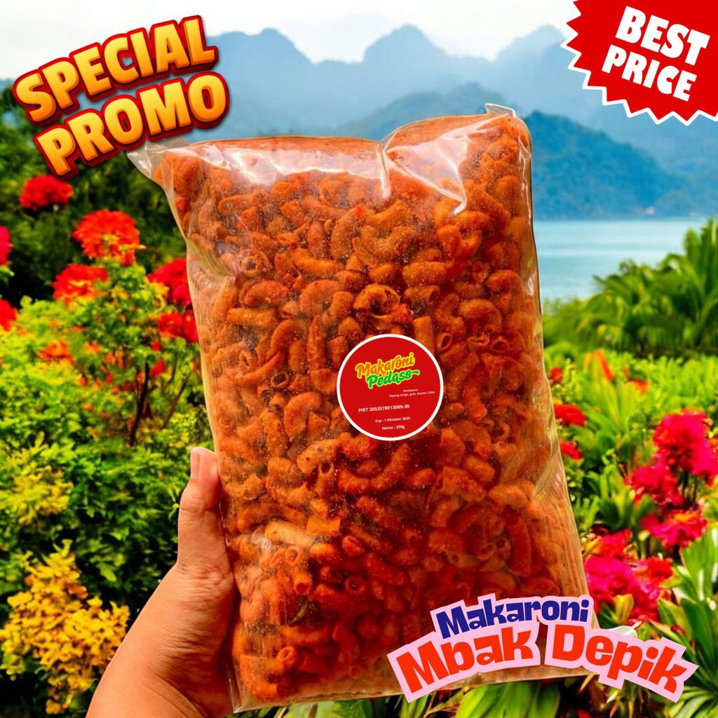 

Makaroni Pedas Takaran Pas 250gr – Nggak Mubazir!
