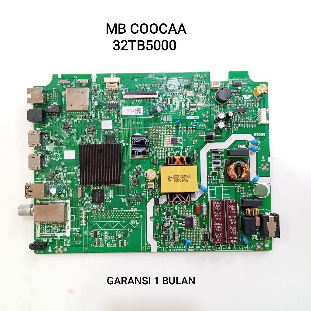MAINBOARD TV COOCAA 32TB5000 - MB - MOTHERBOARD - MOBO - MODUL - MESIN TV LED COOCAA