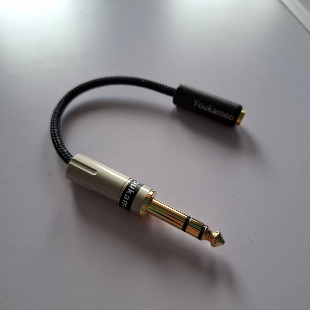 Youkamoo balance 4,4mm to 6,3mm jack adaptor