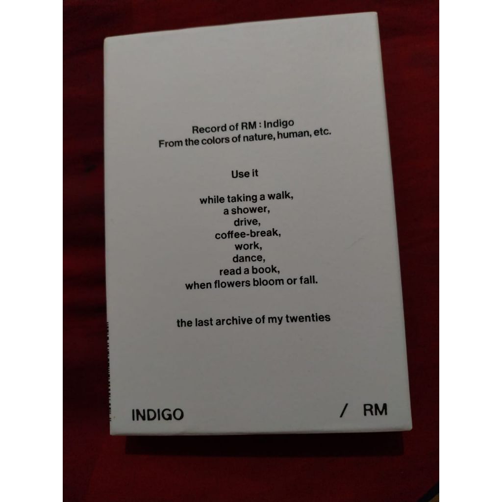 (Album Only) BTS RM INDIGO WEVERSE ALBUM
