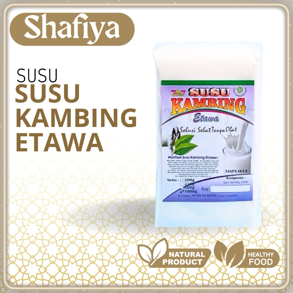 

Susu Kambing Etawa Bubuk Tanpa Gula 250 GR