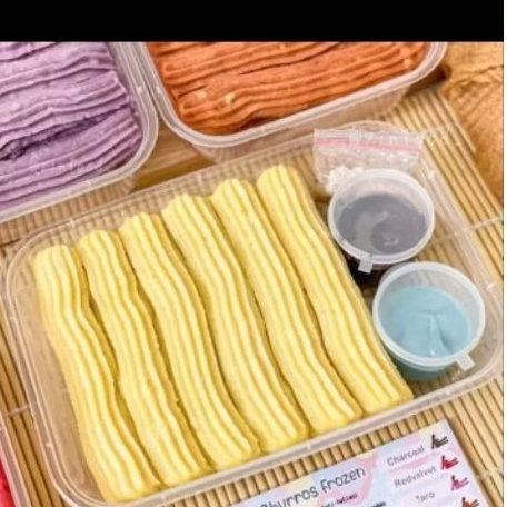 

churros(frozen food)sudah dapat rasa