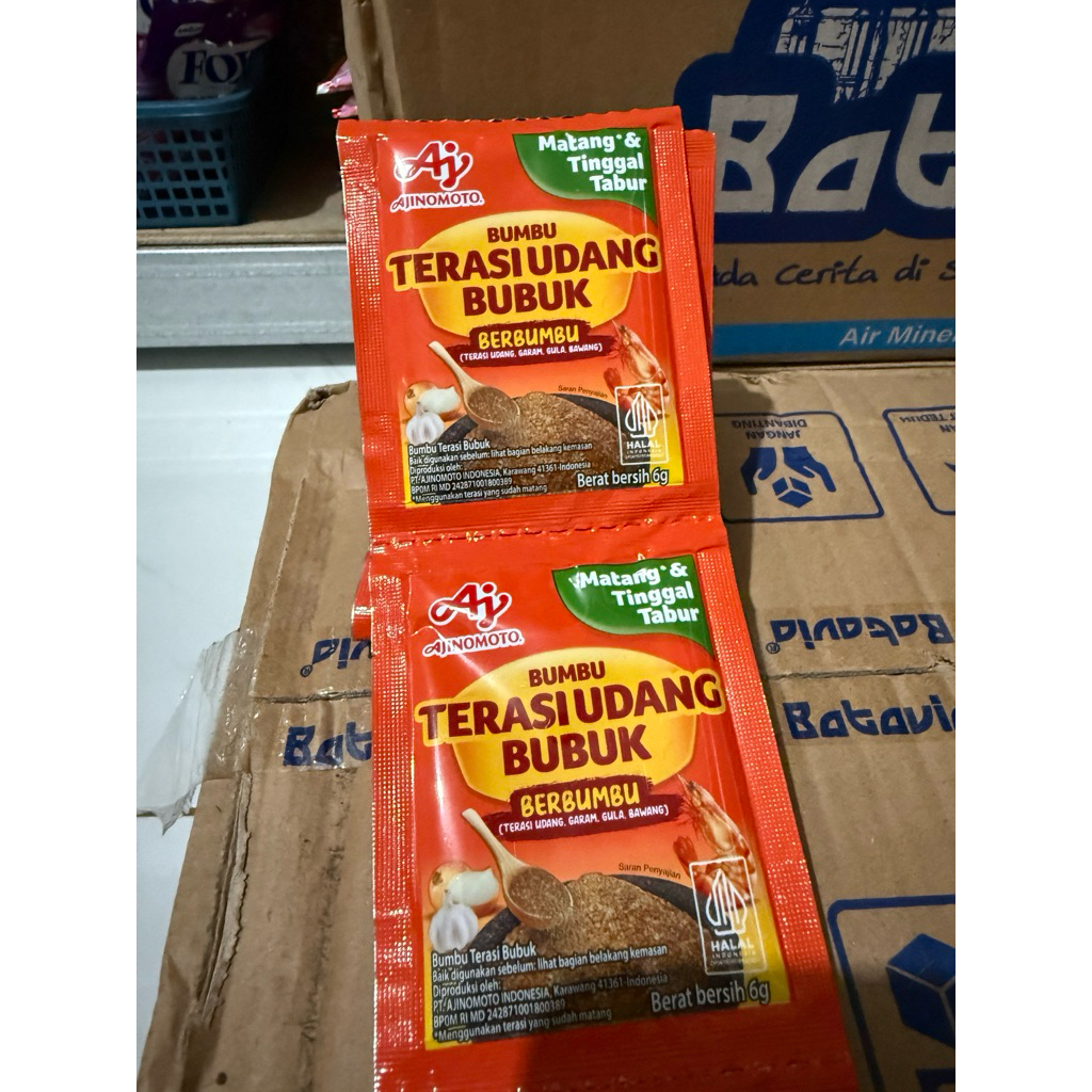 

AJINOMOTO TERASI UDANG BUBUK SACHET @6GR