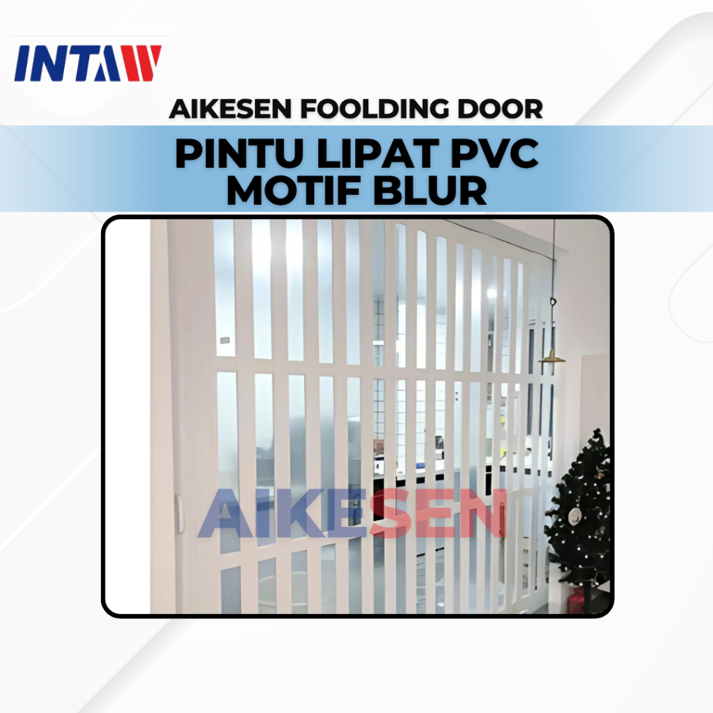 RB162 PINTU LIPAT PVC MOTIF WARNA POLOS / PINTU LIPAT PVC PENYEKAT RUANGAN / PINTU LIPAT PVC