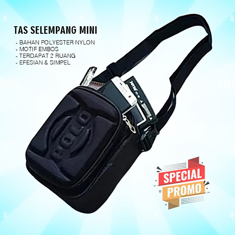 Tas Selempang Pria Polo Embos Mini | Tas Slempang Pria Kecil Sling Bag