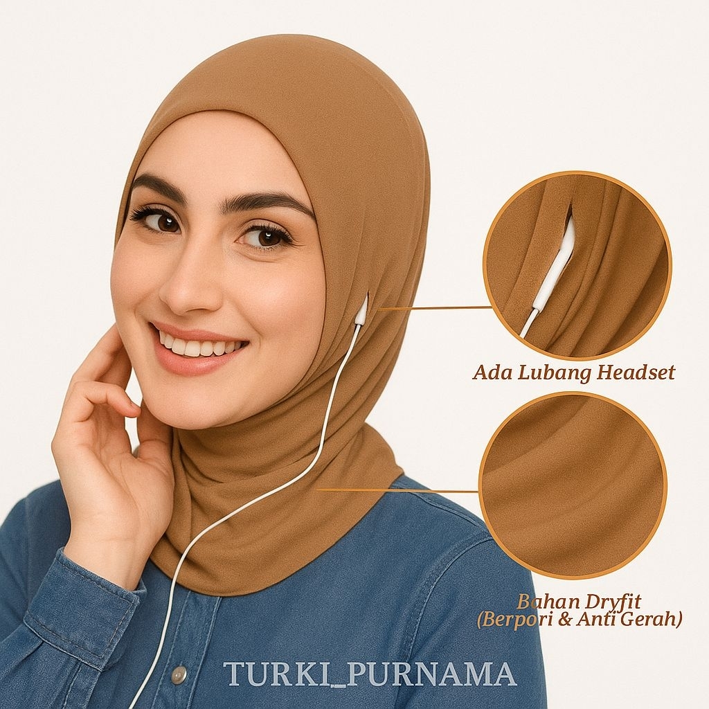 Turki Purnama - Ciput Ninja Inner Rayon Anti Budeg Premium