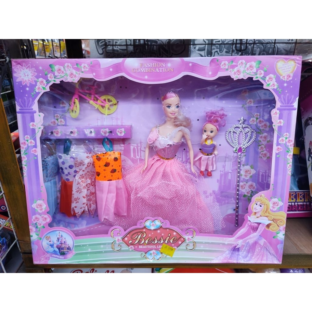 Mainan Boneka Barbie set bayi