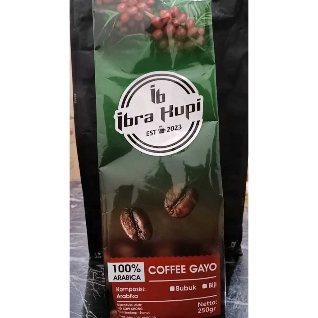 

KOPI GAYO "IBRA KUPI" COFEE 250 gr