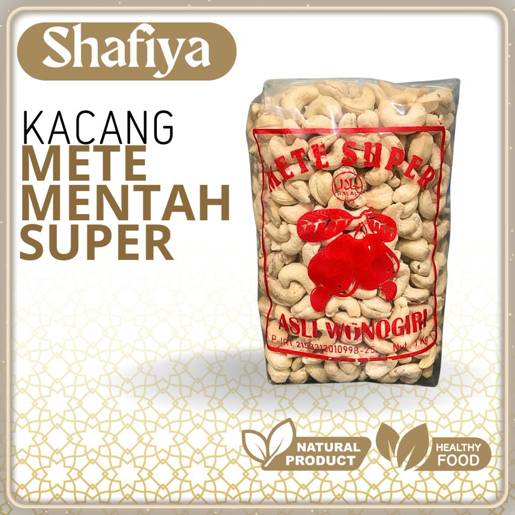 

Kacang Mete Mentah Super Wonogiri 500 GR