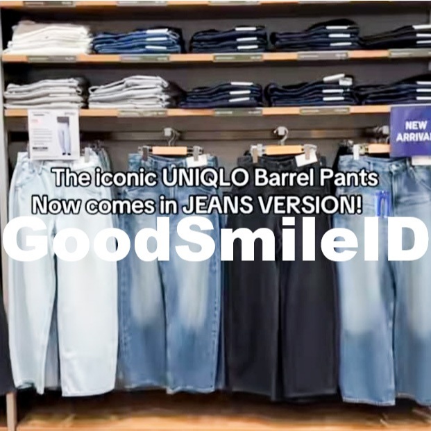 SALE Women Jeans Curve Baggy (Celana Barel) Denim Panjang Wanita UNIQLO JASTIP