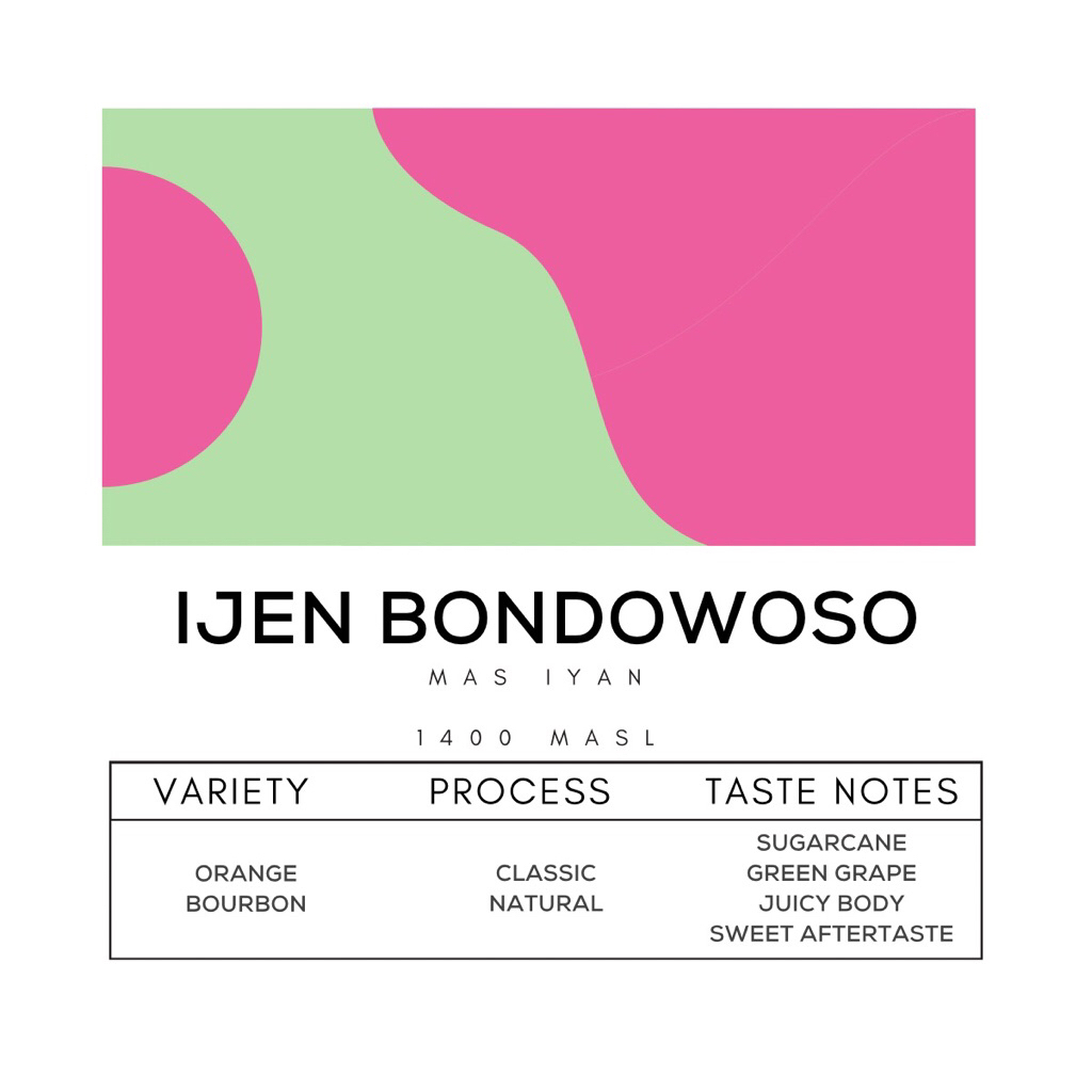 

SINGLE ORIGIN - IJEN BONDOWOSO 150gr