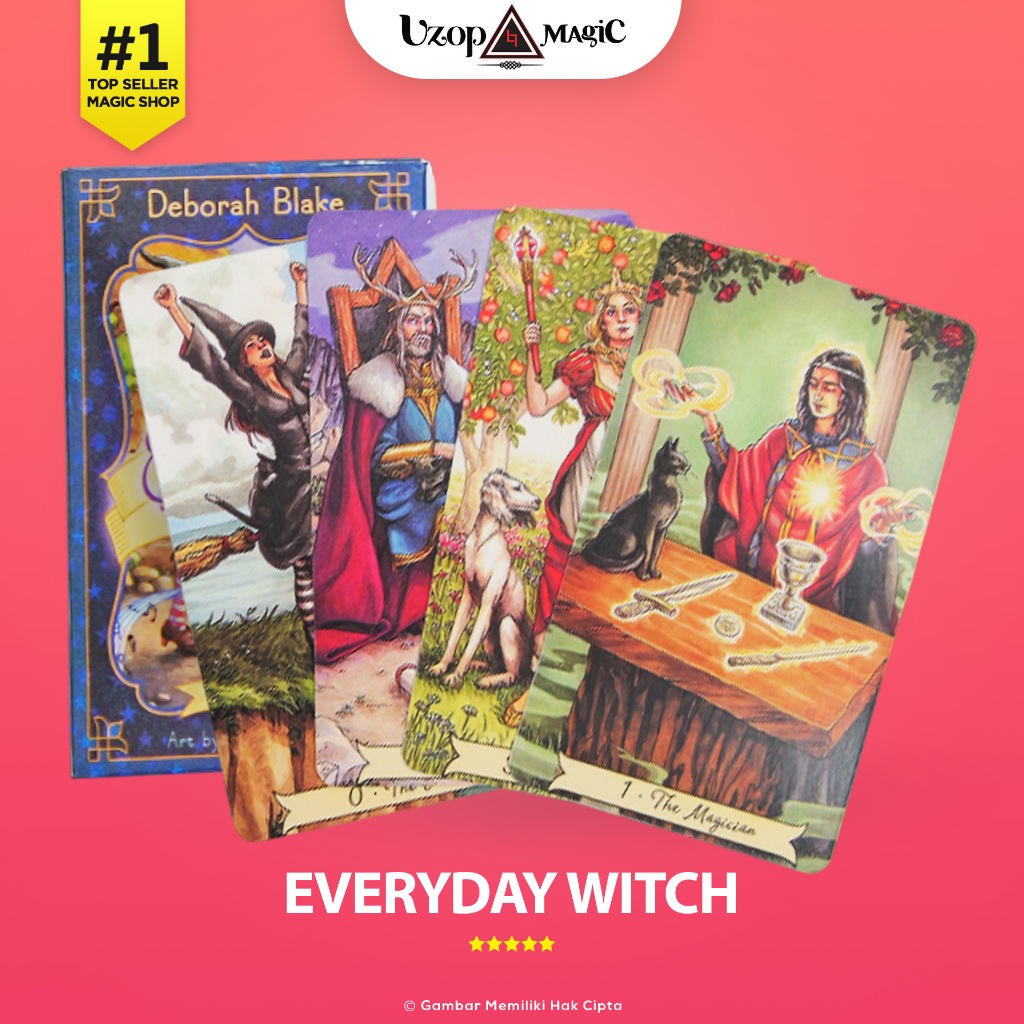 Kartu Tarot Everyday Witch Tarot Reading - Uzop Magic Shop