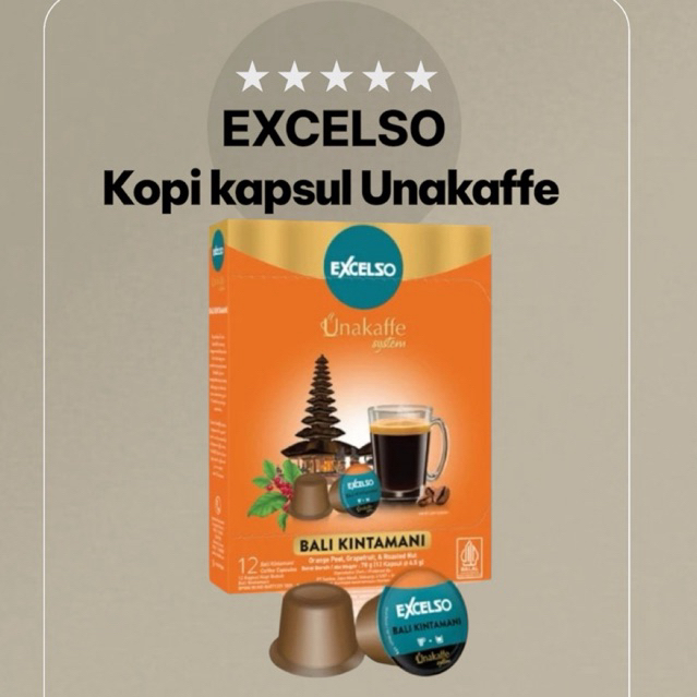 

Kopi Kapsul Excelso Unakaffe Bali Kintamani