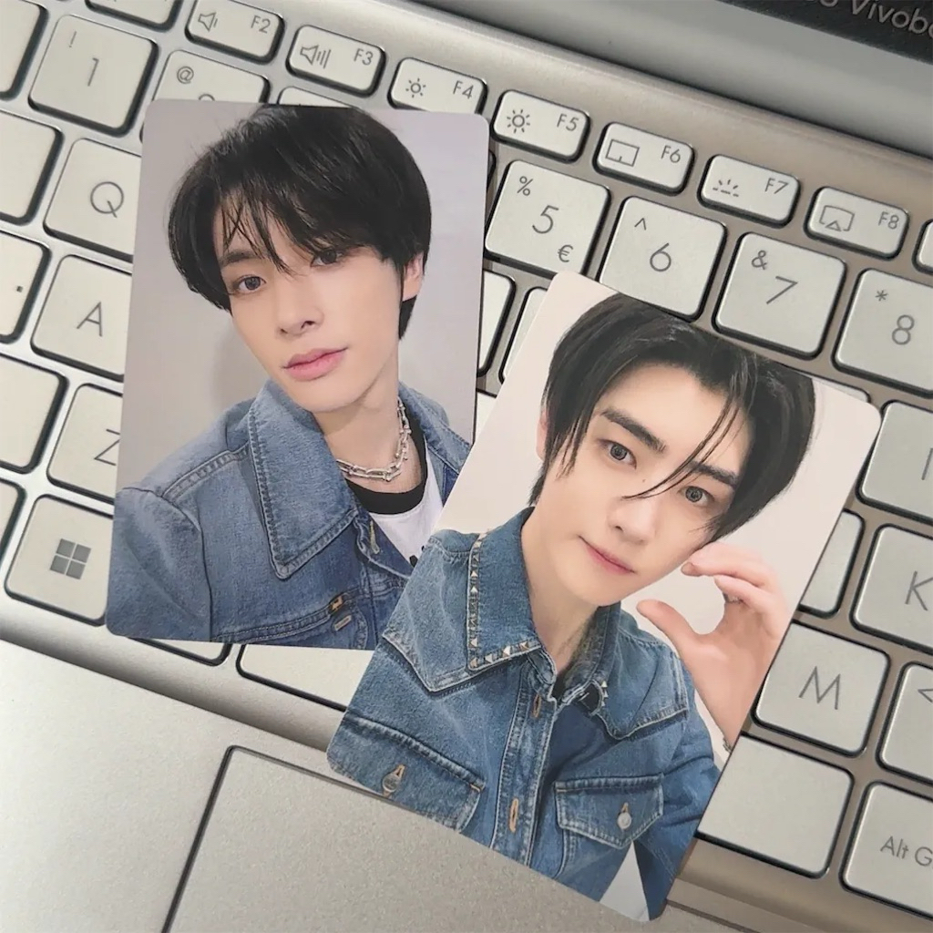 photocard enhypen official | jake denim yzy round 5 | sunghoon denim yzy r5 ob