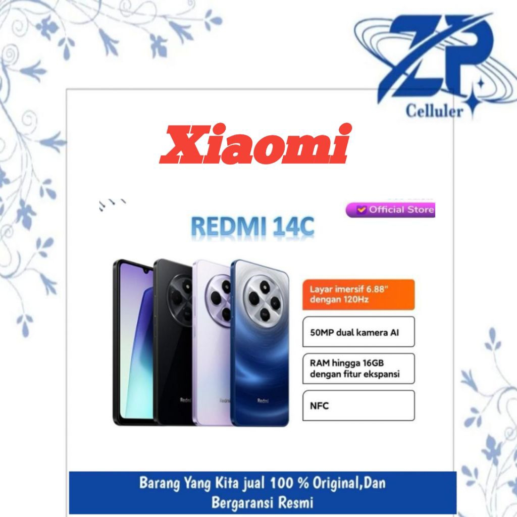 xiomi 14c ram 6/Rom 128gb garansi resmi xiomi