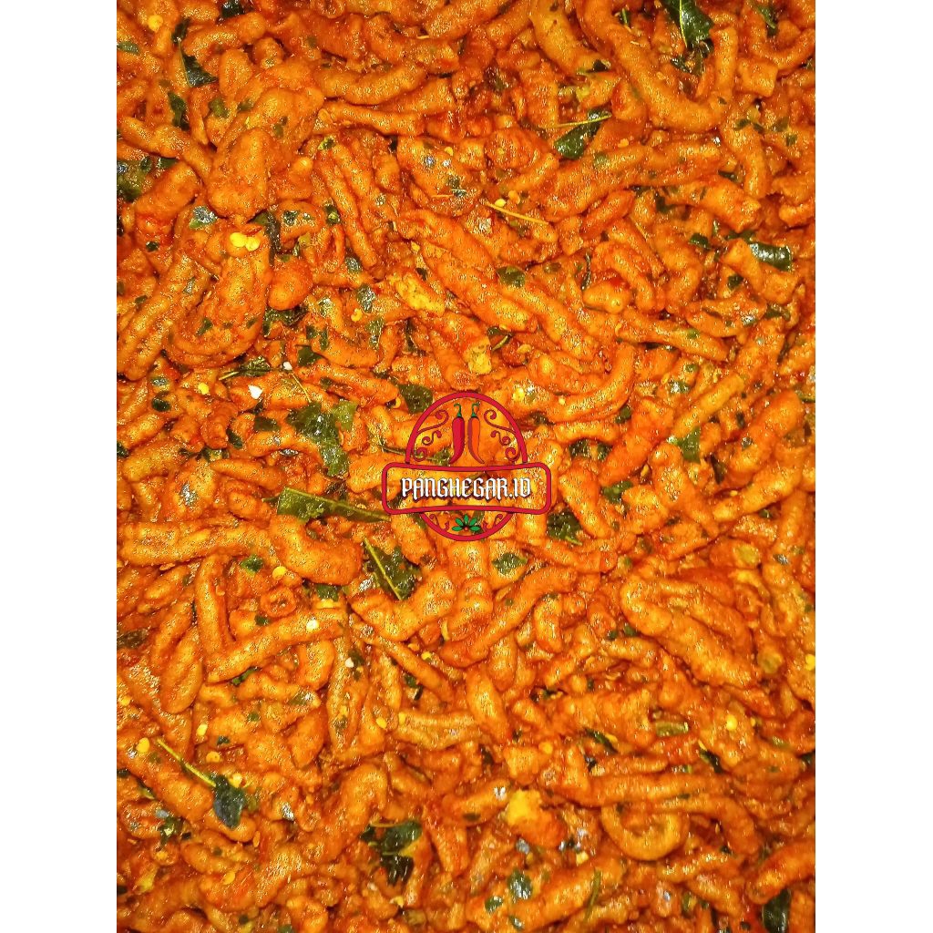 

Usus ayam crispy renyah 1kg pedas daun jeruk