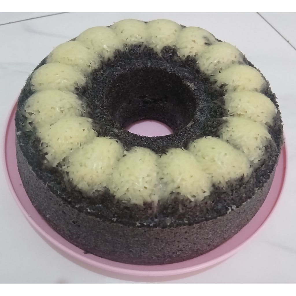 

Bolu kukus ketan keju lumer