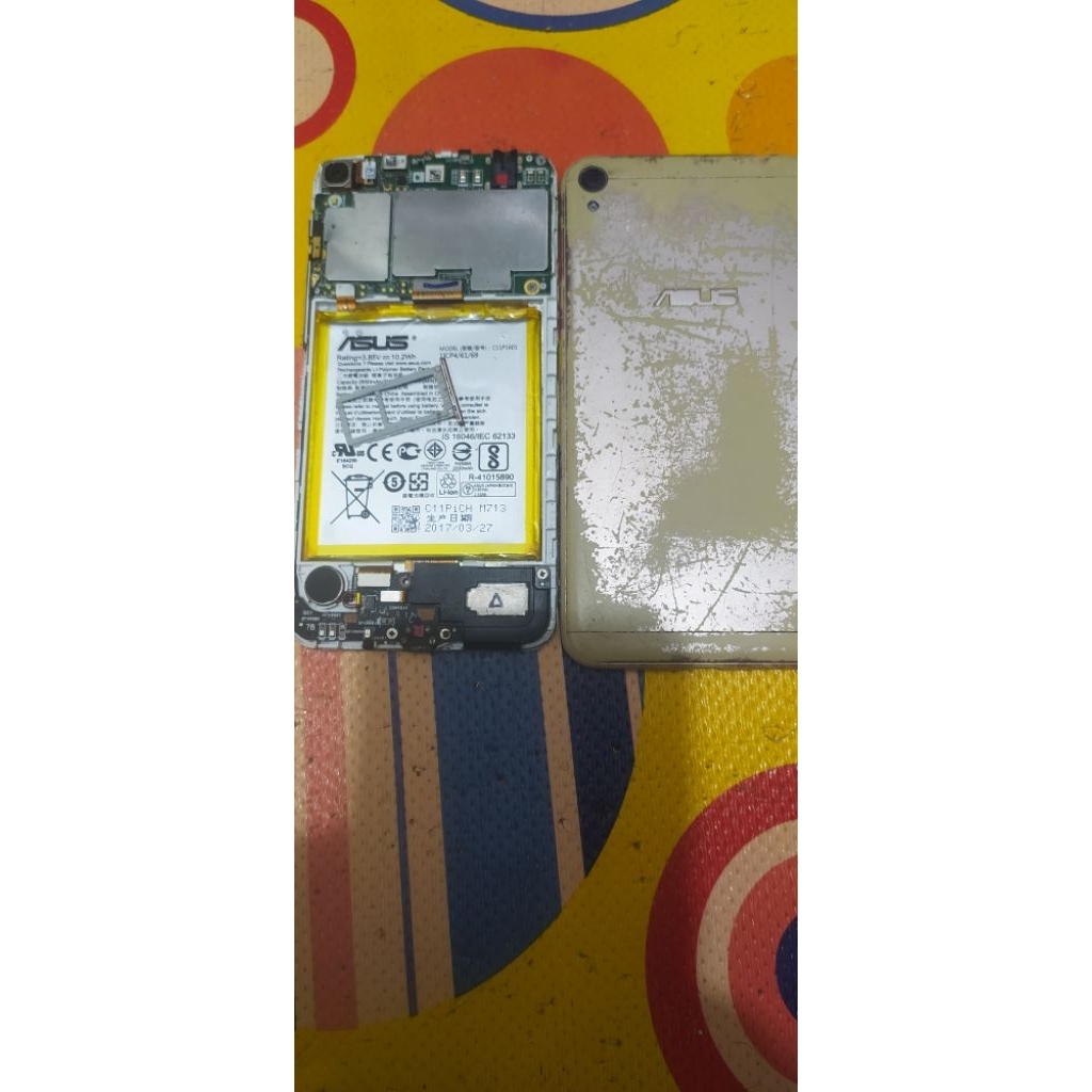 Asus Zenfone live  A007,minus lcd layar tampil kelengkapan/tinggal ganti layar sentuh