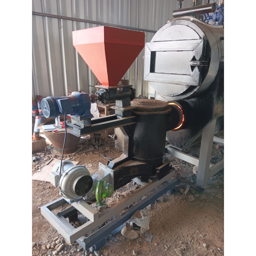 Burner Wood Pellet Burner Cangkang Sawit type BFG-39,kapasitas 300 000 kcal/jam(40-70 kg/jam)