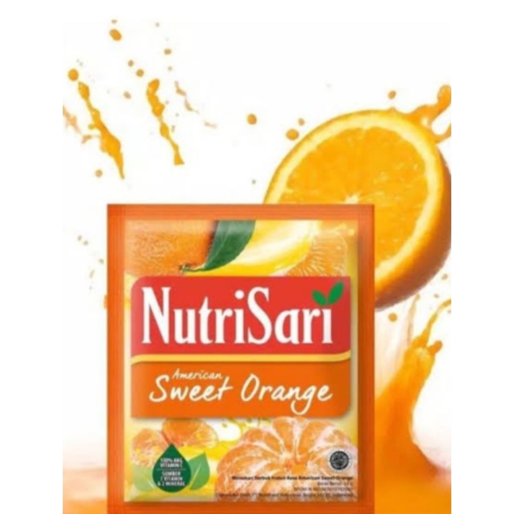 

NutriSari American Sweet Orange Minuman Buah Vitamin C NutriSari Jeruk / Nutrisari 1 Pcs