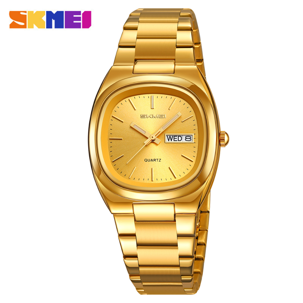 SKMEI 2420 Jam Tangan Pria Wanita Analog Tali Stainless WATCHKITE WKOS