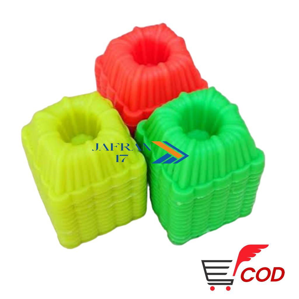 12pcs cetakan kue putu ayu plastik, cetakan kue putu ayu