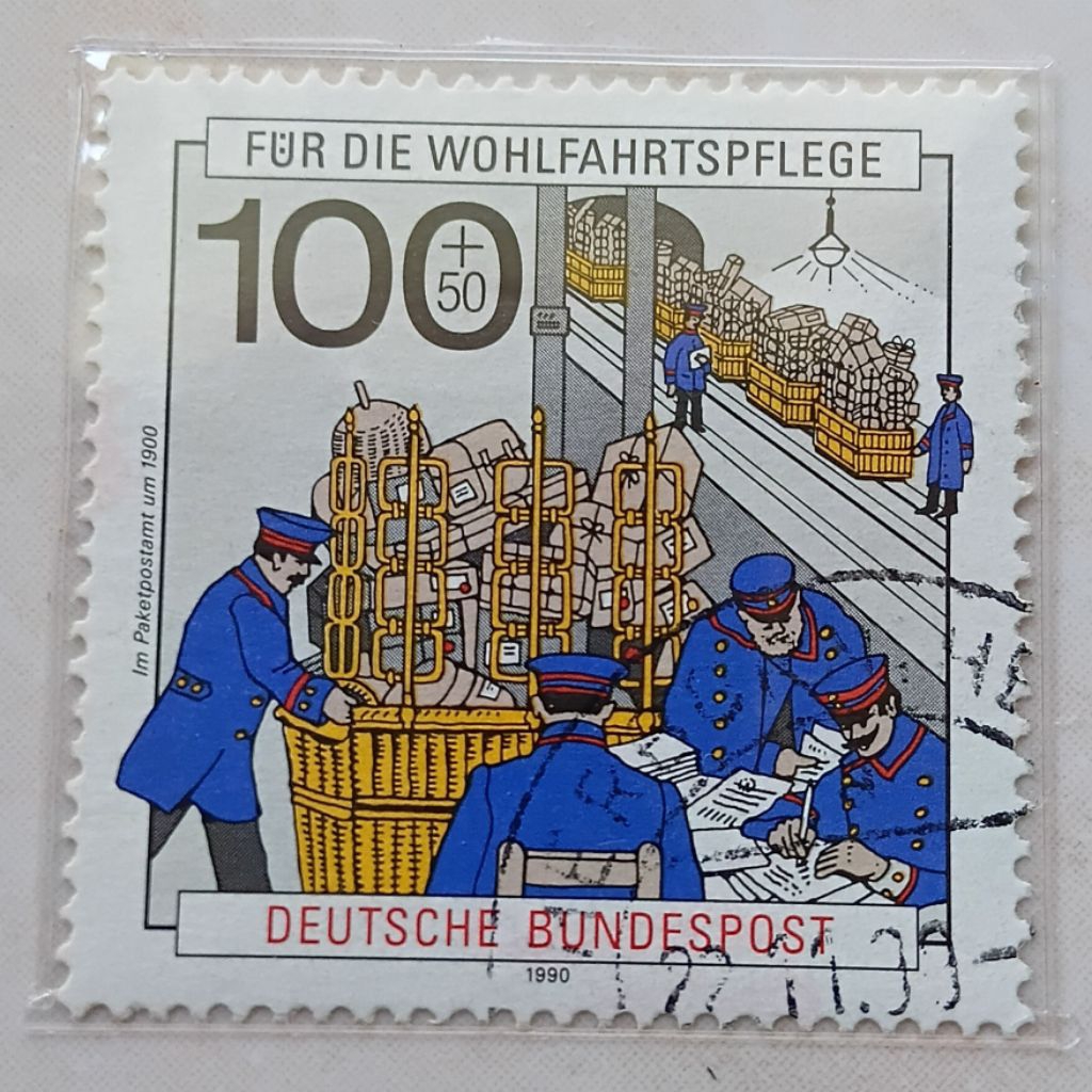 

Perangko Prangko Jadul Jerman Seri Post and Telecommunications 1990 - YN2525