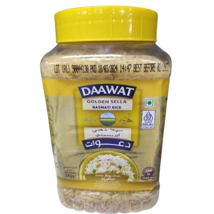 

Daawat beras basmati golden rice sella 1kg ci