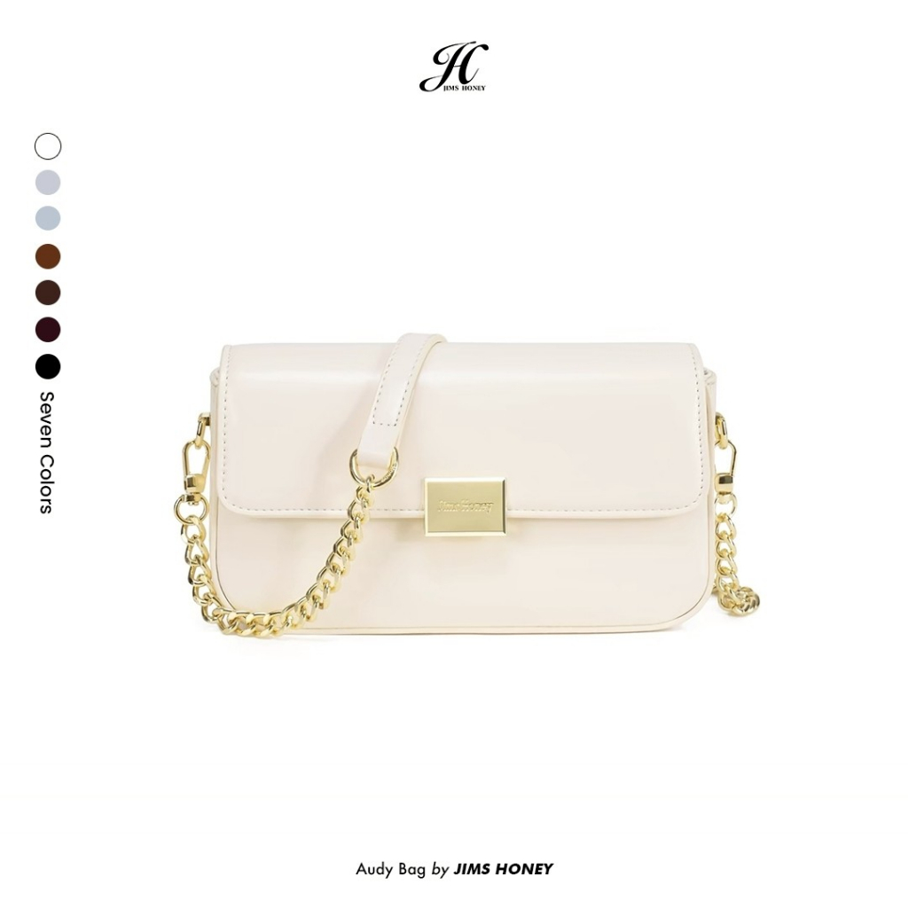 Jims Honey Audy Bag Tas Selempang Wanita Sling Bag Rantai Emas